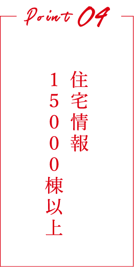 住宅情報15000棟以上