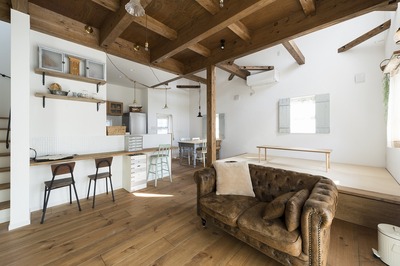 広く見渡せるリビング