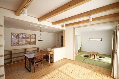 LDk+和室。ひと続きでありながらもそれぞれを快適に暮らせる空間にゾーニング。 LDk+和室。ひと続きでありながらもそれぞれを快適に暮らせる空間にゾーニング。