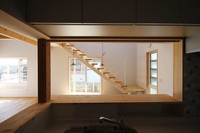 キッチンからの眺め キッチンからの眺め