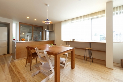最高の景色を取り込んだリビング
