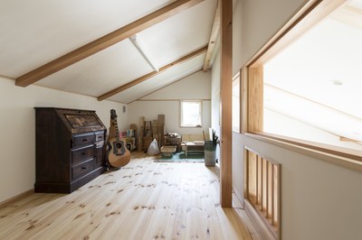 小屋裏部屋を利用した趣味のお部屋。