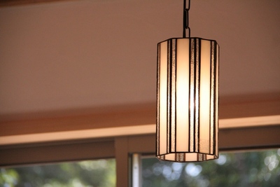 レトロな照明器具も似合います レトロな照明器具も似合います
