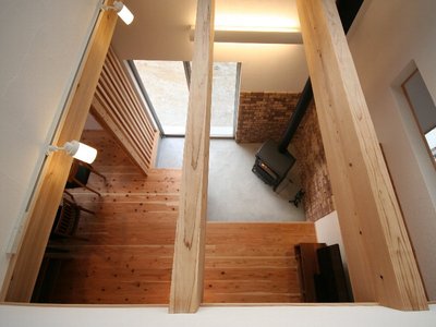 ２階ホールからの眺め