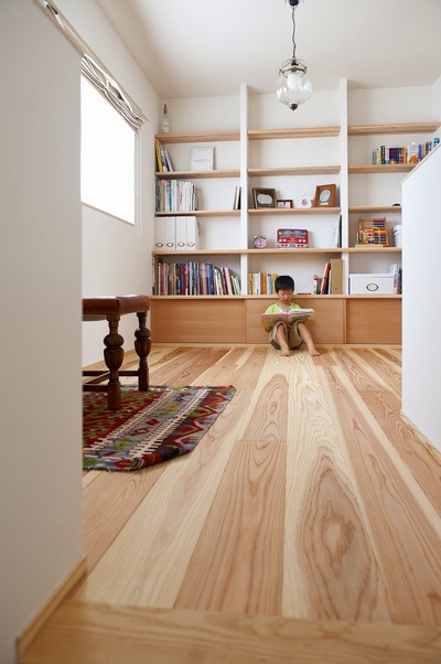 ２階にも家族の団らんを