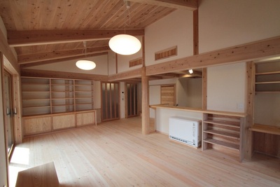 広々としたリビングダイニング。 広々としたリビングダイニング。