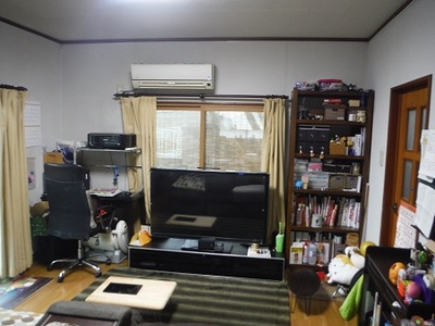 リビングのBefore写真。