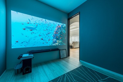 念願のシアタールーム。