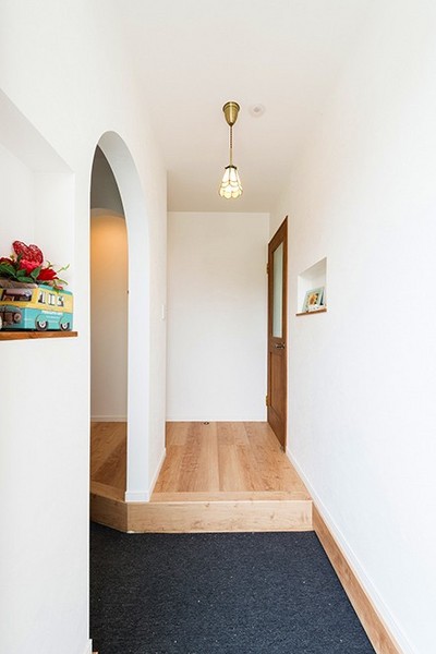 玄関のニッチやアーチはポイントです 玄関のニッチやアーチはポイントです