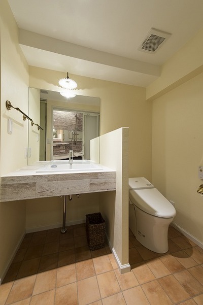 ユーティリティーはプロヴァンススタイルに。