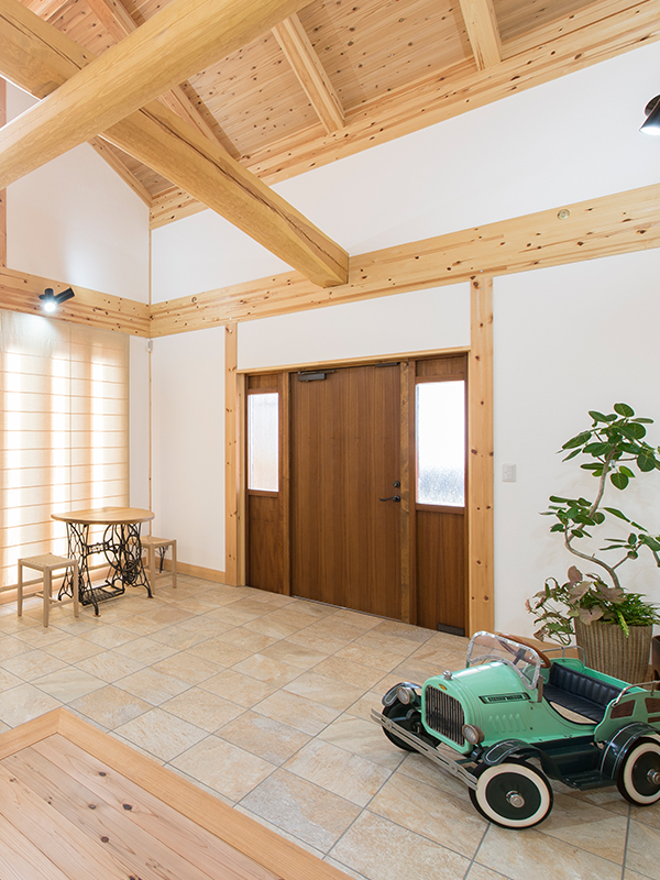 二階建てギャラリー