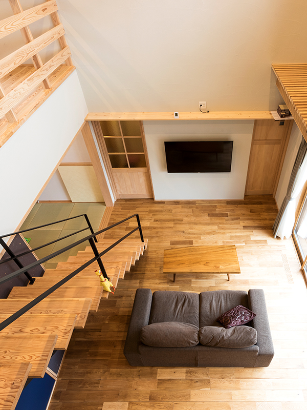 二階建てギャラリー