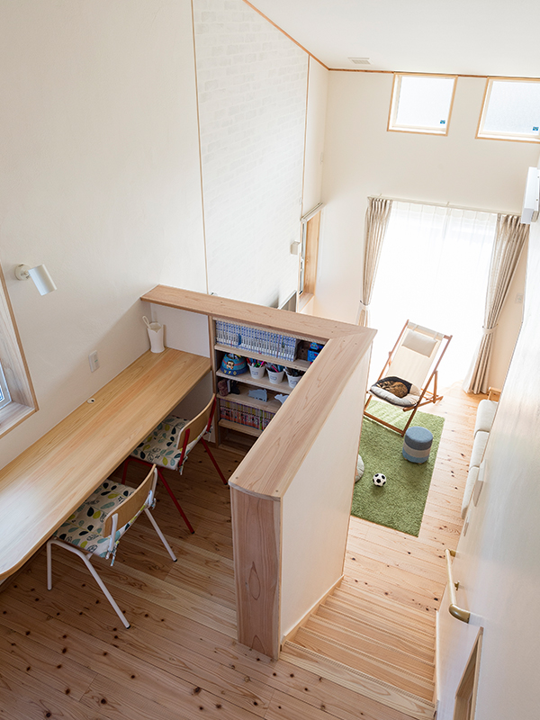 二階建てギャラリー